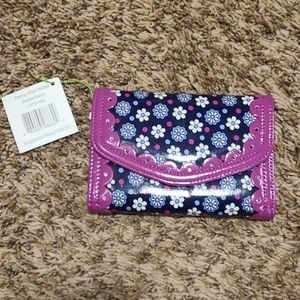 Vera Bradley Penny Wise Wallet Boysenberry